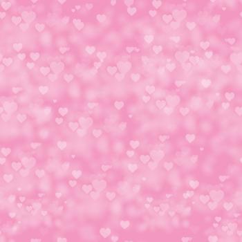 VORBESTELLUNG Jersey Allover Bokeh Hearts- Rosa